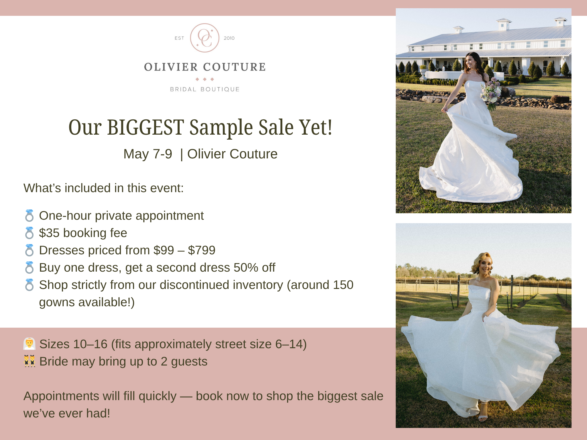 May Sample Sale