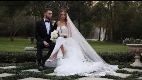 Real Bride and groom image