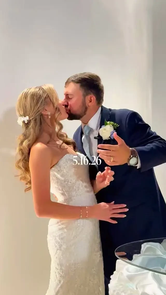 Real bride and groom