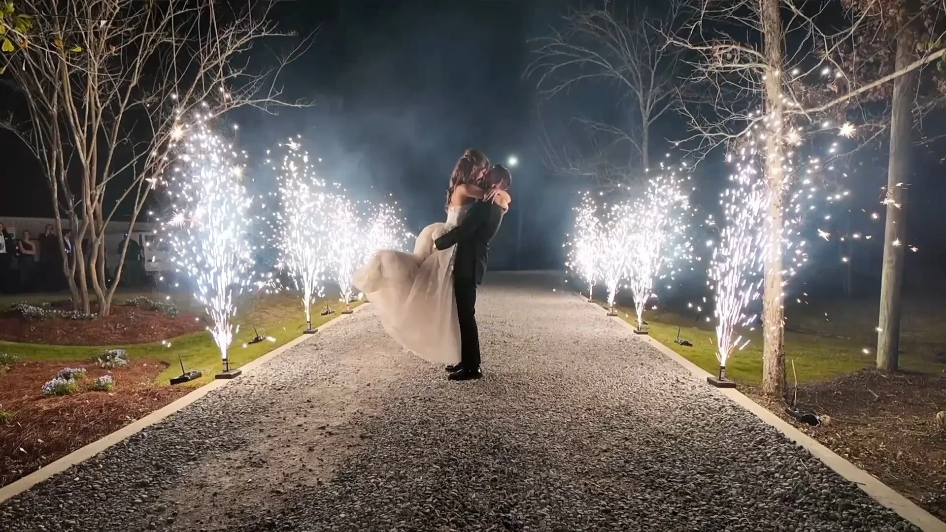 Real bride and groom