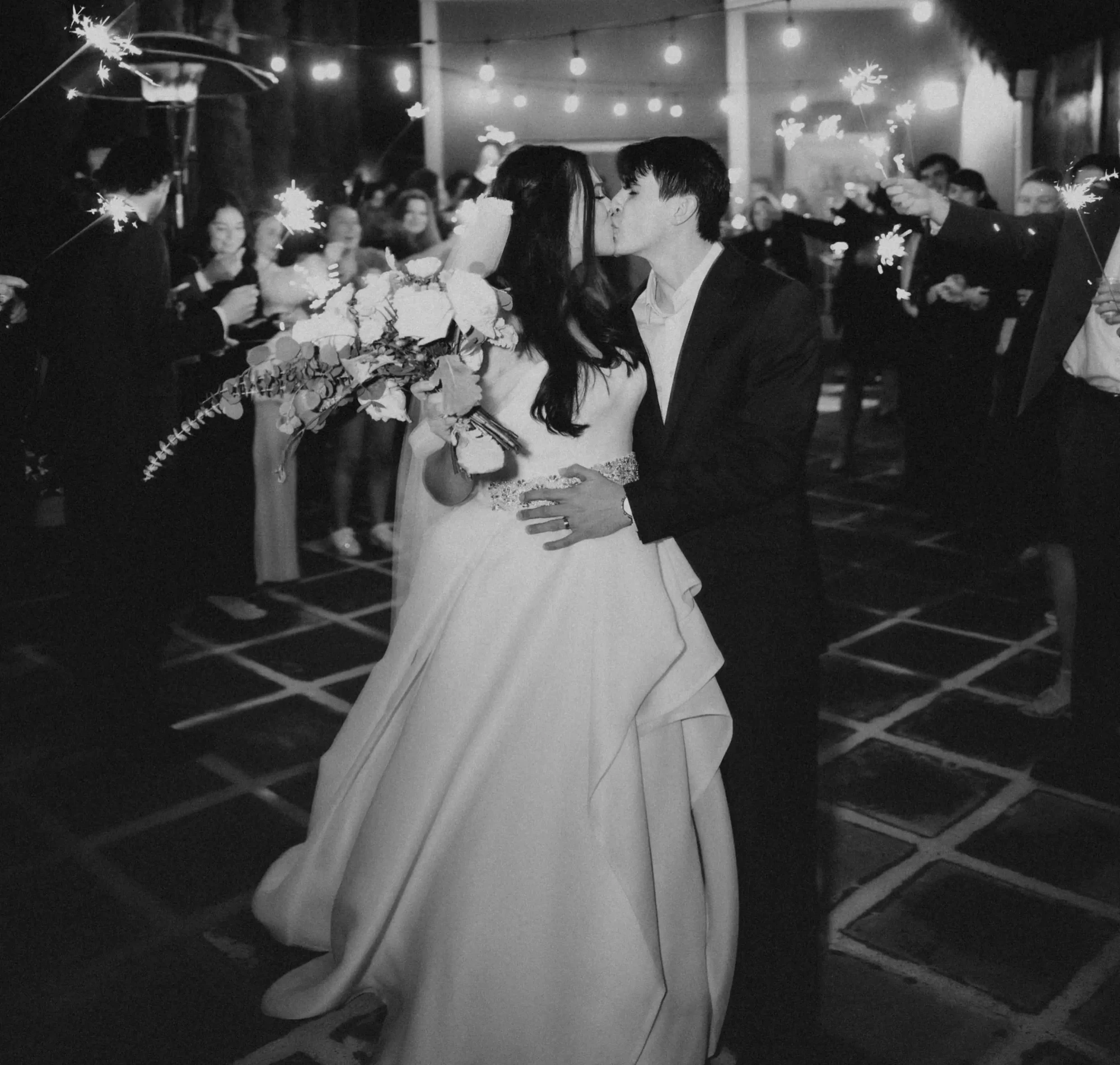 real bride and groom