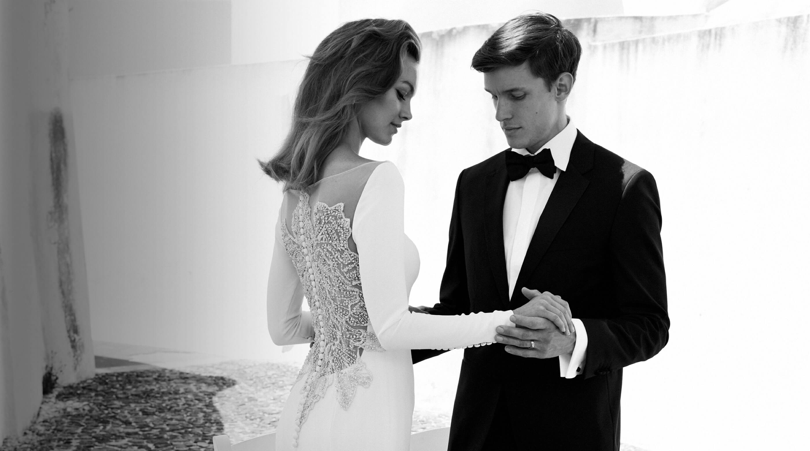 Bride and groom celebrating at wedding